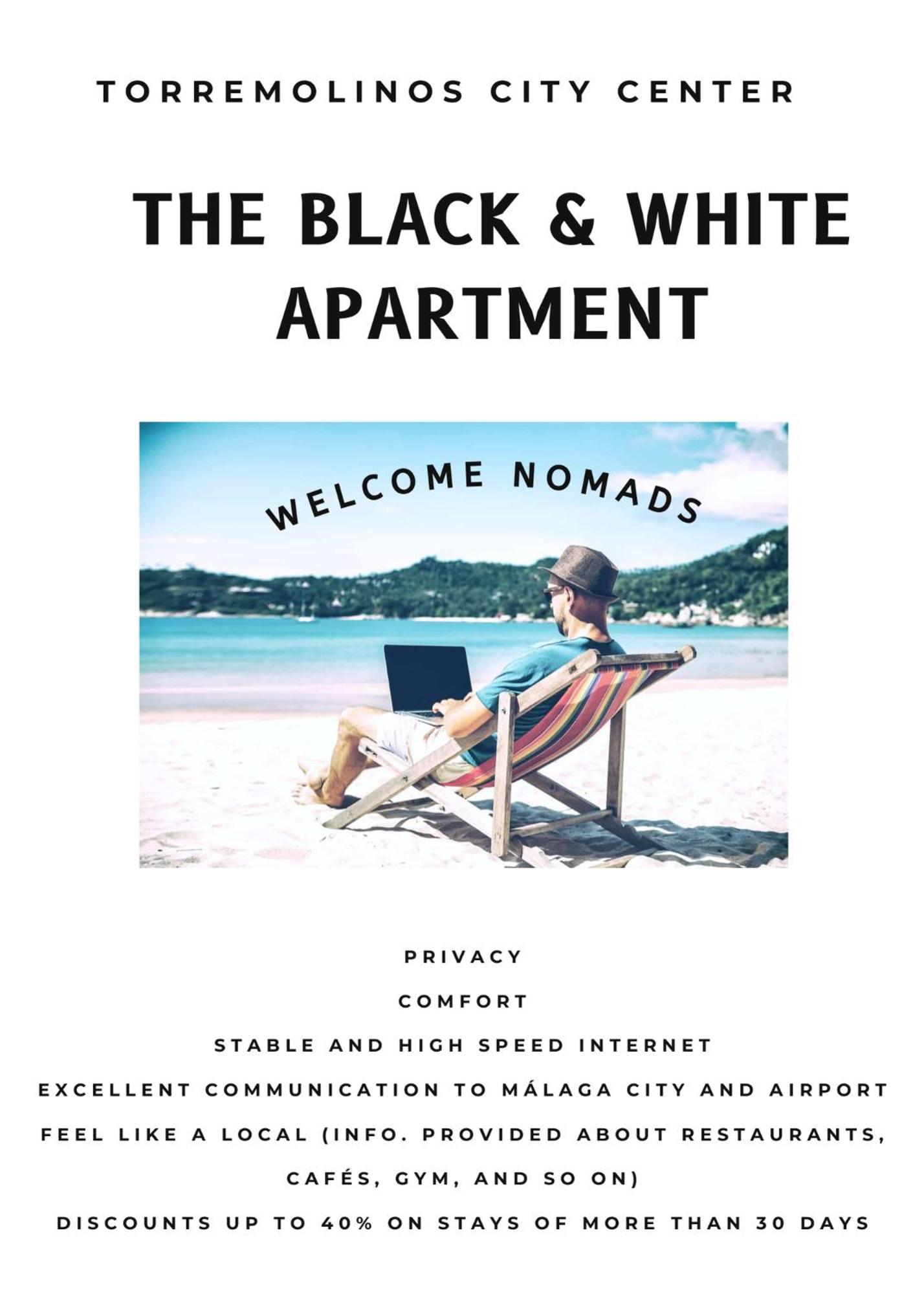 The Black&White Apartment Torremolinos Exterior foto